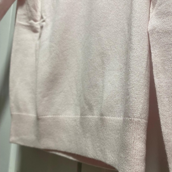 QUINCE women’s Mongolian Cashmere V- Neck Sweater in Minimal Pink M - Picture 3 of 13